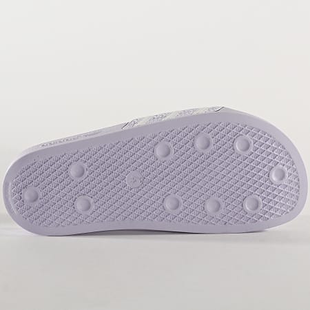 Adidas Originals - Claquettes Femme Adilette EG5006 Purple Tint Cloud White