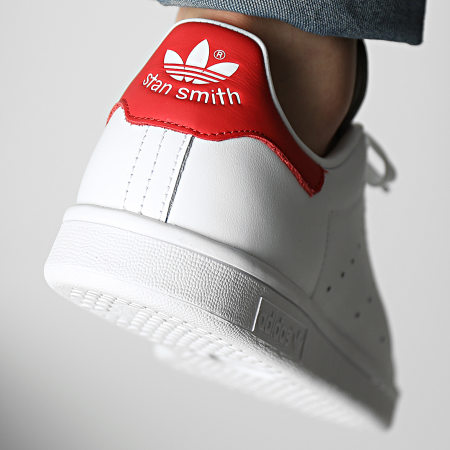 Adidas Originals - Baskets Stan Smith EF4334 Cloud White Lush Red