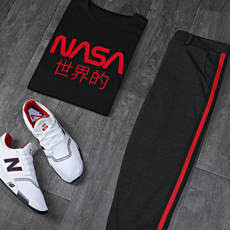 NASA - Tee Shirt Japan Noir Rouge