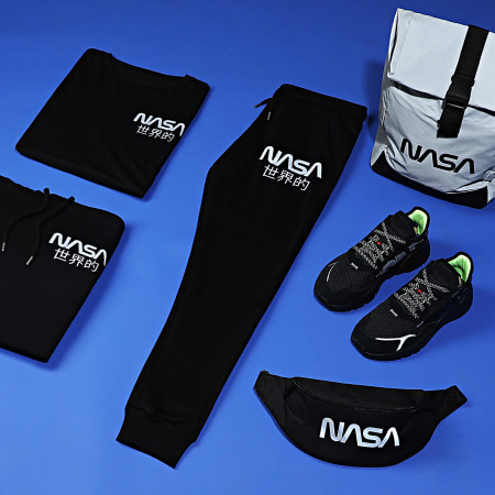 NASA - Sweat Capuche Mini Japan Reflective Noir
