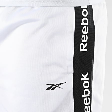 Reebok - Short Jogging A Bandes Linear Logo FK6109 Blanc