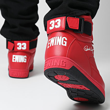 Ewing Athletics - Baskets 33 Hi Orion 1BM00640 Chinese Red Black White