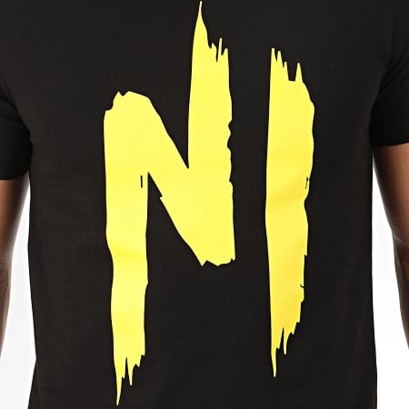 NI by Ninho - Tee Shirt TS01 Noir Jaune