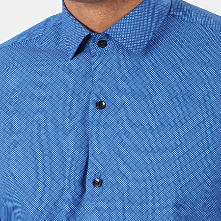 Paname Brothers - Chemise Manches Longues CH64 Bleu