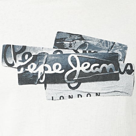 Pepe Jeans - Tee Shirt Bobby PM506910 Blanc Cassé