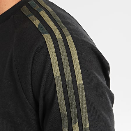 Adidas Originals - Tee Shirt Manches Longues A Bandes FM3353 Noir