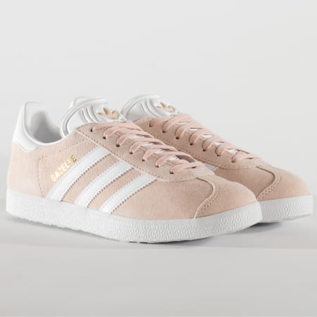 Adidas Originals - Baskets Femme Gazelle BB5472 Vapor Pink White Gold Metallic
