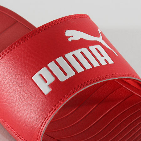 Puma - Claquettes Popcat 20 372279 High Risk Red Puma White