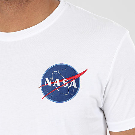 Alpha Industries - Tee Shirt Space Shuttle 176507 Blanc