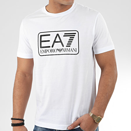 EA7 Emporio Armani - Tee Shirt 8NPT10-PJNQZ Blanc Noir