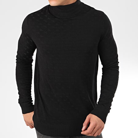 Only And Sons - Pull Col Roulé Elton Noir
