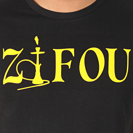 Zifou - Tee Shirt Zifou Noir Jaune