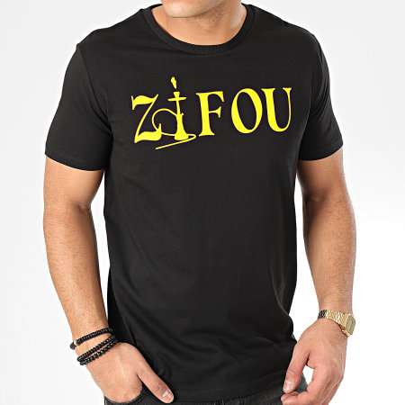 Zifou - Tee Shirt Zifou Noir Jaune