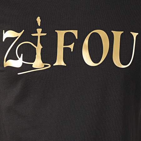 Zifou - Tee Shirt Zifou Noir Doré