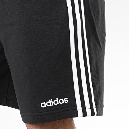 adidas - Short Jogging A Bandes Essential 3 Stripes DU7830 Noir
