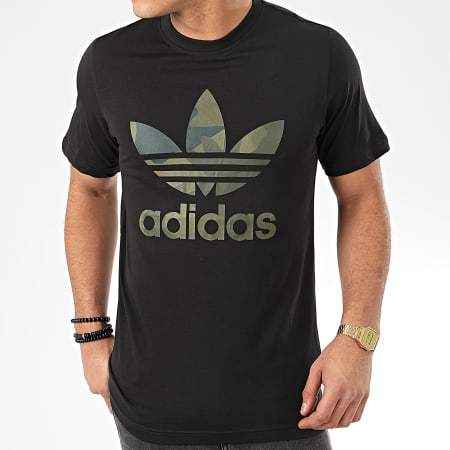 Adidas Originals - Tee Shirt Camo Infill FM3338 Noir