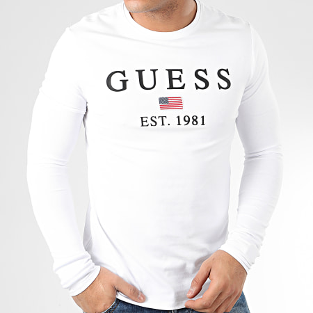 Guess - Tee Shirt Manches Longues M01I77-J1300 Noir