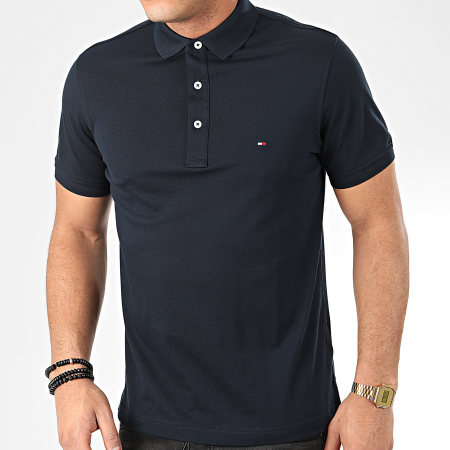 Tommy Hilfiger - Polo Manches Courtes Core Tommy 4975 Bleu Marine