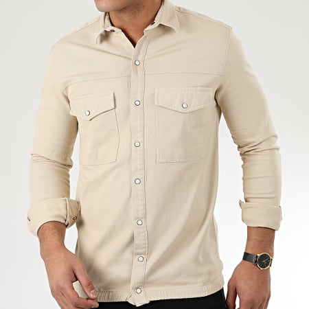 Uniplay - Chemise Manches Longues 182 Beige