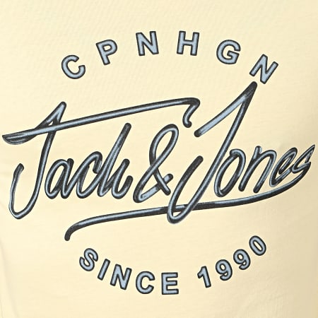 Jack And Jones - Tee Shirt Pex Jaune Clair