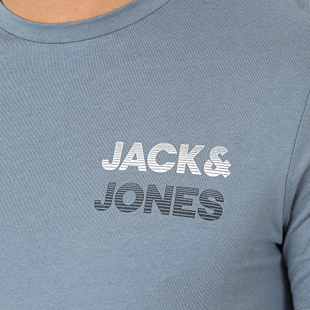 Jack And Jones - Tee Shirt Mills Bleu Clair