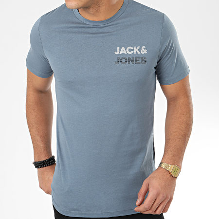 Jack And Jones - Tee Shirt Mills Bleu Clair