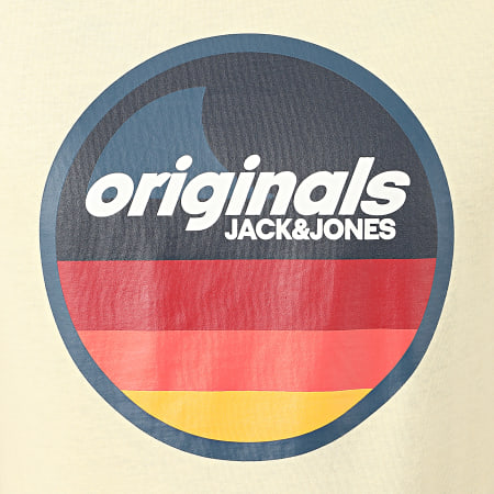 Jack And Jones - Tee Shirt Venture Jaune Clair