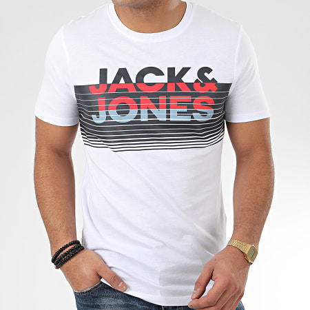 Jack And Jones - Tee Shirt Brix Blanc