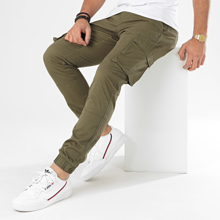 Only And Sons - Pantaloni Jogger Cam Stage Verde Khaki