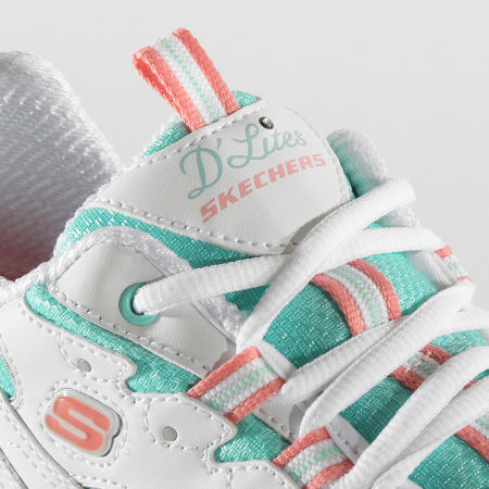Skechers - Baskets Femme D'Lites 3.0 Blast Full 12954 White Pink Mint