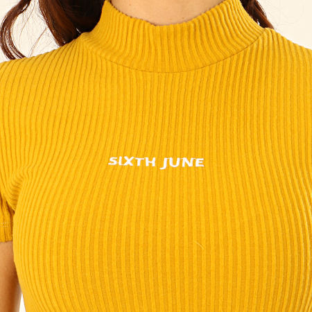 Sixth June - Robe Femme W3951KDR Moutarde