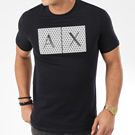 Armani Exchange - Tee Shirt 8NZTCK-Z8H4Z Noir Blanc