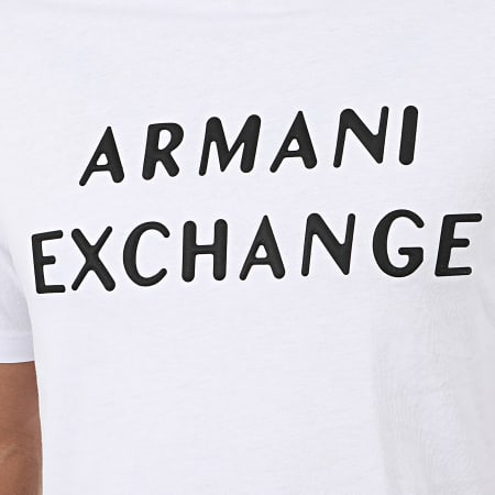 Armani Exchange - Tee Shirt 3HZTFA-ZJH4Z Blanc Noir