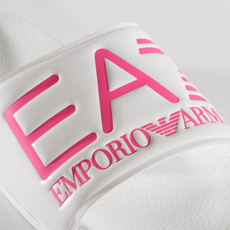 EA7 Emporio Armani - Claquettes Slipper Visibility XCP001-XCC22 Blanc