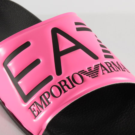 EA7 Emporio Armani - Claquettes Slipper Visibility XCP001-XCC22 Noir Rose