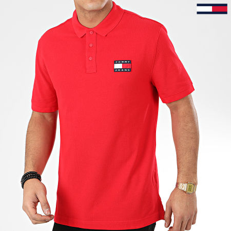 Polo Manches Courtes Tommy Badge 7456 Rouge