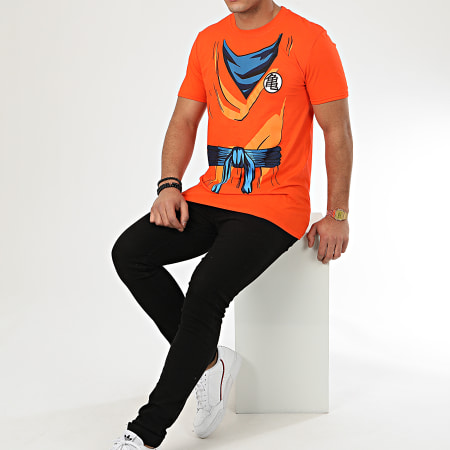 Dragon Ball Z - Tee Shirt Goku Costume Orange