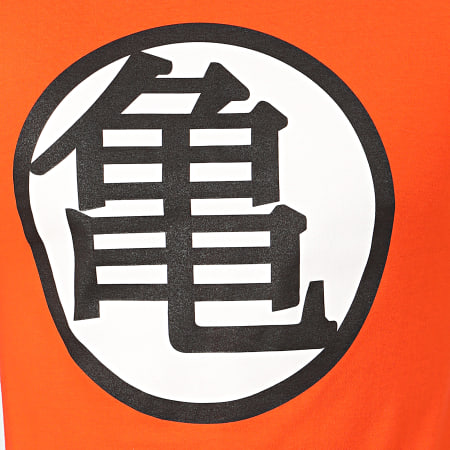 Dragon Ball Z - Tee Shirt Goku Kanji Orange