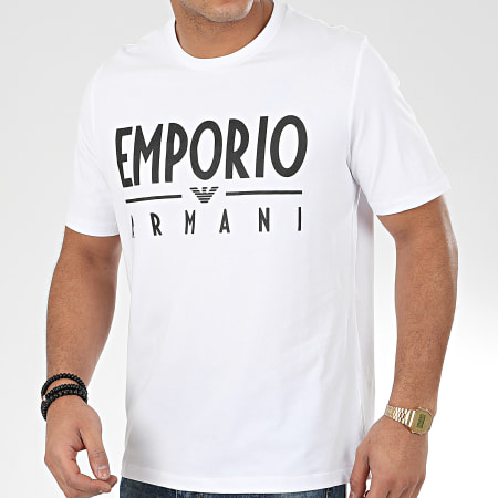 Emporio Armani - Tee Shirt 3H1T90-1J0AZ Blanc