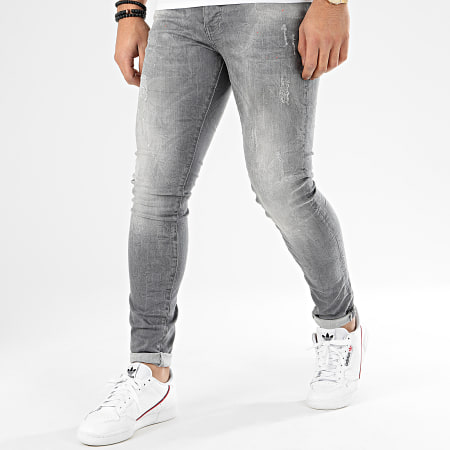 John H - Skinny Fit Jeans 8919 Gris