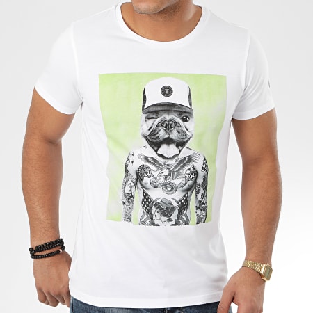 Le Temps Des Cerises - Tee Shirt Snoop Blanc