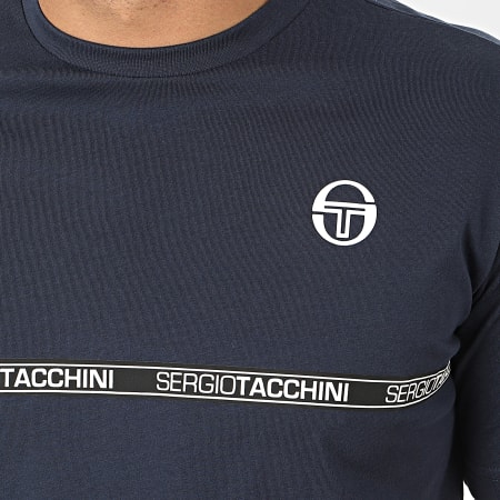 Sergio Tacchini - Tee Shirt Fosh 38765 Bleu Marine