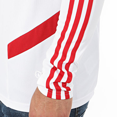 Adidas Sportswear - Tee Shirt Manches Longues A Bandes Arsenal FC EJ6283 Blanc