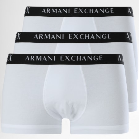 Armani Exchange - Lot De 3 Boxers 956000-CC282 Blanc Noir