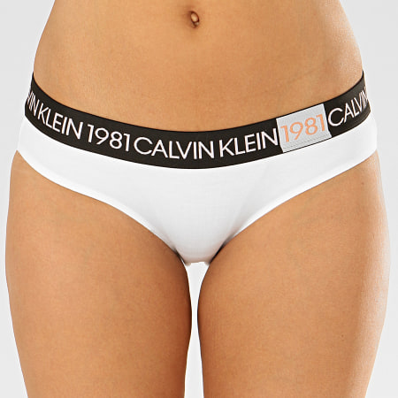 Calvin Klein - Culotte Femme Bikini 5449E Blanc
