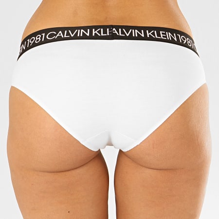 Calvin Klein - Culotte Femme Bikini 5449E Blanc