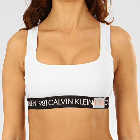Calvin Klein - Brassière Femme Unlined 5577E Blanc