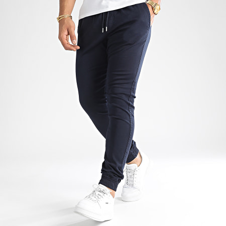 LBO - Pantaloni jogger super skinny 805 blu navy