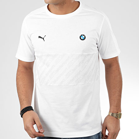 Puma - Tee Shirt BMW Motorsport 596096 Blanc