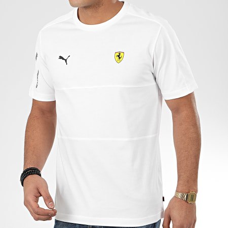 Puma - Tee Shirt Scuderia Ferrari 596143 Blanc